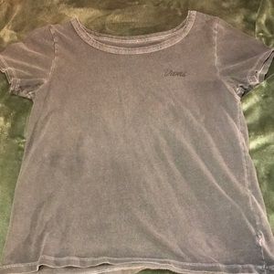 Vans simple grey crop top